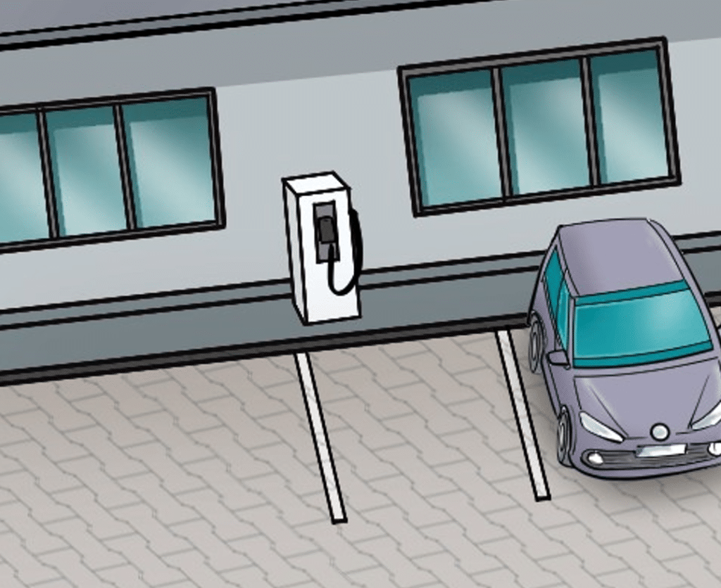 15. Ladestation für e-Fahrzeuge